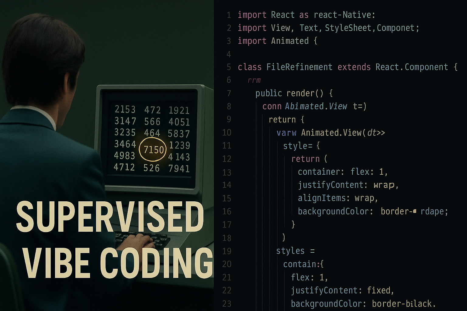 Supervised Vibe Coding: Part One - Building a Severance-Inspired React Native Game
